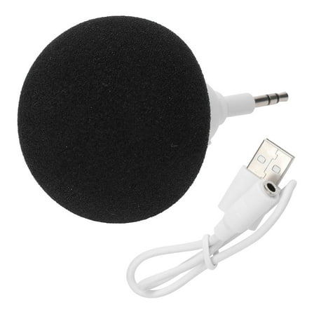 LABRIMP 1Pcs Portable Mini Speaker with 3.5mm Audio Plug for Mobile Phone and MP3 9.00X6.00X6.00cm