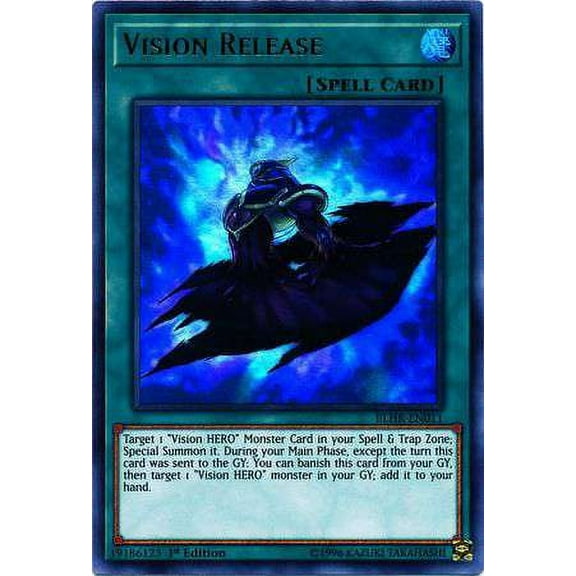 YuGiOh Battles of Legend: Hero's Revenge Ultra Rare Vision Release BLHR-EN011