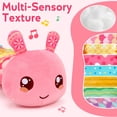thumbnail image 3 of Trío de juguete con forma de oruga de peluche para niñas de 0 a 6 meses, 3 of 6