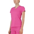 thumbnail image 3 of Adar Pro Everyday Expert Scrub Set For Women - Curved V-Neck Scrub Top & Tapered Drawstring Scrub Pants, 3 of 7