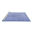 thumbnail image 2 of Ahgly Company Machine Washable Indoor Rectangle Persian Blue Traditional Area Rugs, 2' x 4', 2 of 4