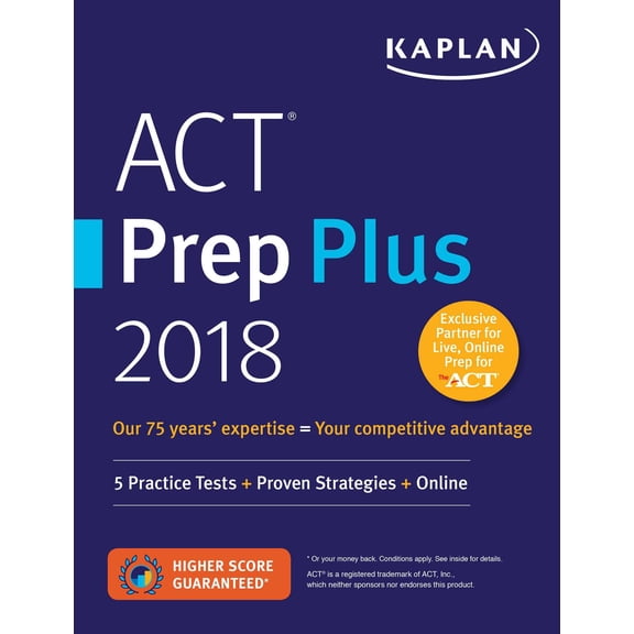 Kaplan Act Prep Plus 2018