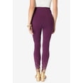 thumbnail image 2 of Roaman's Women's Plus Size Embellished Leggings, 2 of 4