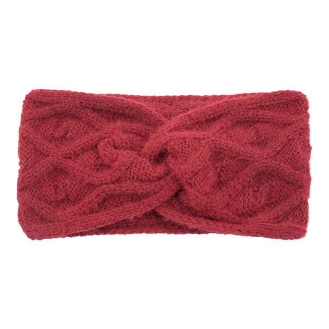 Diadema tejida a la moda de Color sólido para mujer, diadema deportiva hecha a mano Fridja nalpqowj2154