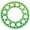 Green, variant on Renthal 50 Tooth Orange Ultralight Rear Sprocket (441U-428-50GPOR)