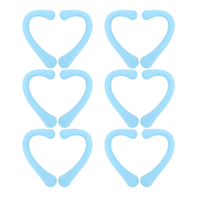 Oreillette en Silicone, Coussinets Confortables Réduisent la Pression pour Porter des Oreilles Silencieuses Bleu