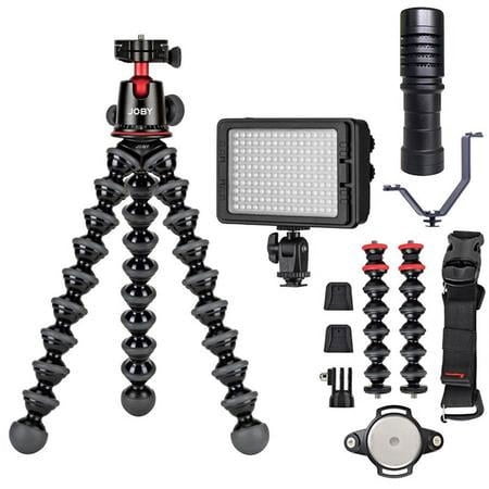 UPC: 0192223120594 | GorillaPod 5K  Bundle with Mic  On-Camera LED  and V Bracket