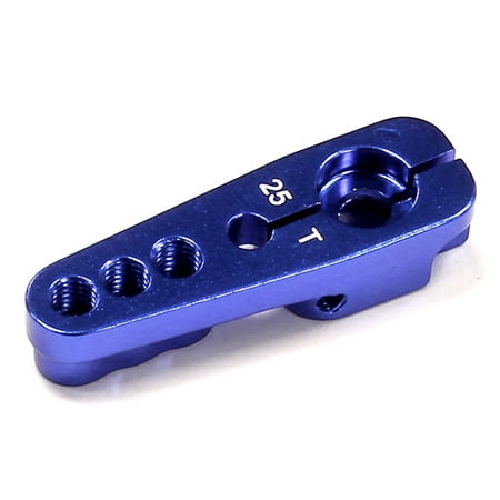 Integy RC Toy Model Hop-ups C25049BLUE Billet Machined Alloy 25T Steering Servo Horn for Axial 1/10 Wraith Rock (Best Brushless Motor For Axial Wraith)