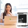 thumbnail image 1 of Portable Cooler Desktop Office Conditioning Fan USB Charging Portable Air Conditioners Cooling Fan Up to 65% off!, 1 of 9