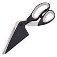 thumbnail image 4 of Tijeras para pizza, cortador de pizza con pala, hoja afilada de acero inoxidable de grado alimenticio y mango suave, tijeras de cocina multifuncionales, 27 cm, negro -, 4 of 5