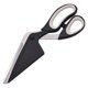 thumbnail image 4 of Tijeras para pizza, cortador de pizza con pala, hoja afilada de acero inoxidable de grado alimenticio y mango suave, tijeras de cocina multifuncionales, 27 cm, negro -, 4 of 5