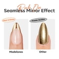 thumbnail image 2 of modelones Builder Top Coat Gel Nail Polish, 15 ML No Wipe Clear Gel Polish Chrome Bond Ultra Gloss for Cat Eye Apex Building Nails Strengthener Extension Long Last Soak Off U V Manicure Gift for Wome, 2 of 9