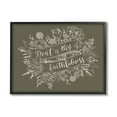 thumbnail image 2 of Stupell Industries Great Is Thy Faithfulness Religious Phrase Botanical Border Framed Wall Art, 14 x 11, Design by Imperfect Dust, 2 of 5