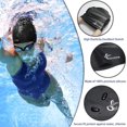3 Pack Extra Large Swim Caps for Braids and Dreads Locs Long Hair Black