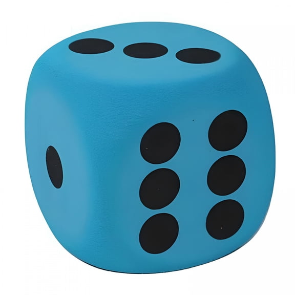 BESTSKY Set of 2 Large Blue EVA Foam Dice Props for Games and Decorations