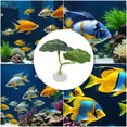 thumbnail image 5 of Clearance! Zguuel Fish Tank Decoration Artificial Aquarium Plants Resting Leaves 4 Realistic Aquarium Leaves 5.12 Inches Rest Bed Tank Sleeping Hiding For Breeding Playing Aquarium, 5 of 5