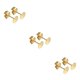 thumbnail image 1 of Jumpingount 400 juegos de pendientes Base en blanco artesanía personalidad Popular plata orejeras decoraciones joyería herramienta de Type1 NO1, 1 of 6