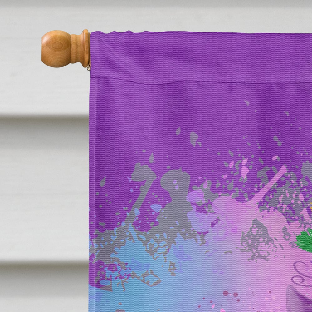Mardi Gras King Flag Canvas House Size 28 in x 40 in