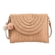 thumbnail image 1 of Bolsos cruzados de verano Cartera tejida de paja hecha a mano para vacaciones Caqui Ndcxsfigh  Para Estrenar, 1 of 2