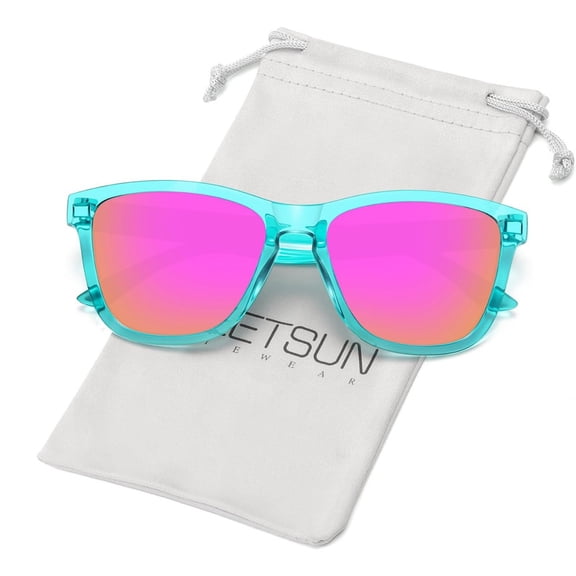 Polarized Classic Retro Sunglasses for Men and Women, Trendy UV400 Protection Shades