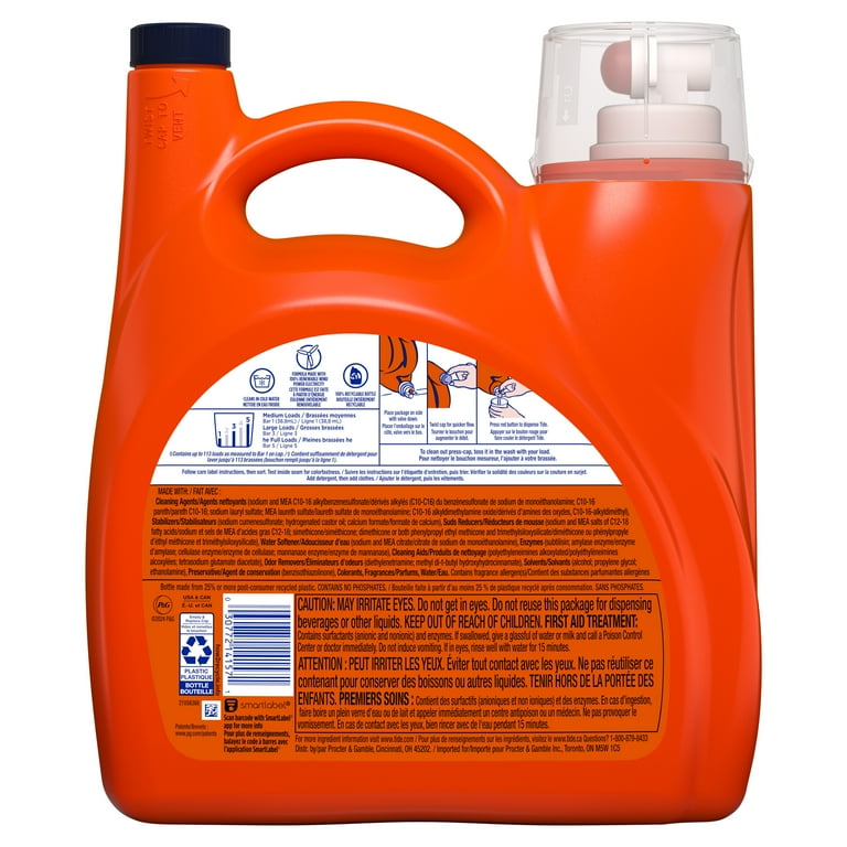 Tide Laundry Detergent Liquid, Original Scent, 149 fl oz Tide Laundry Detergent Liquid, Original Scent, 149 fl oz
