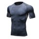 thumbnail image 5 of Tops para hombre, blusas y camisas de manga corta con cuello redondo para hombre, blusas deportivas de secado rápido de color liso para hombre, blusas de manga corta con cuello redondo para hombre, 5 of 9