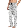 thumbnail image 4 of Top-kevin Raccoon Funny Animal Pajama Pants for Men Pjs Bottoms with Pockets Men's Sleep Lounge Pants, 4 of 7