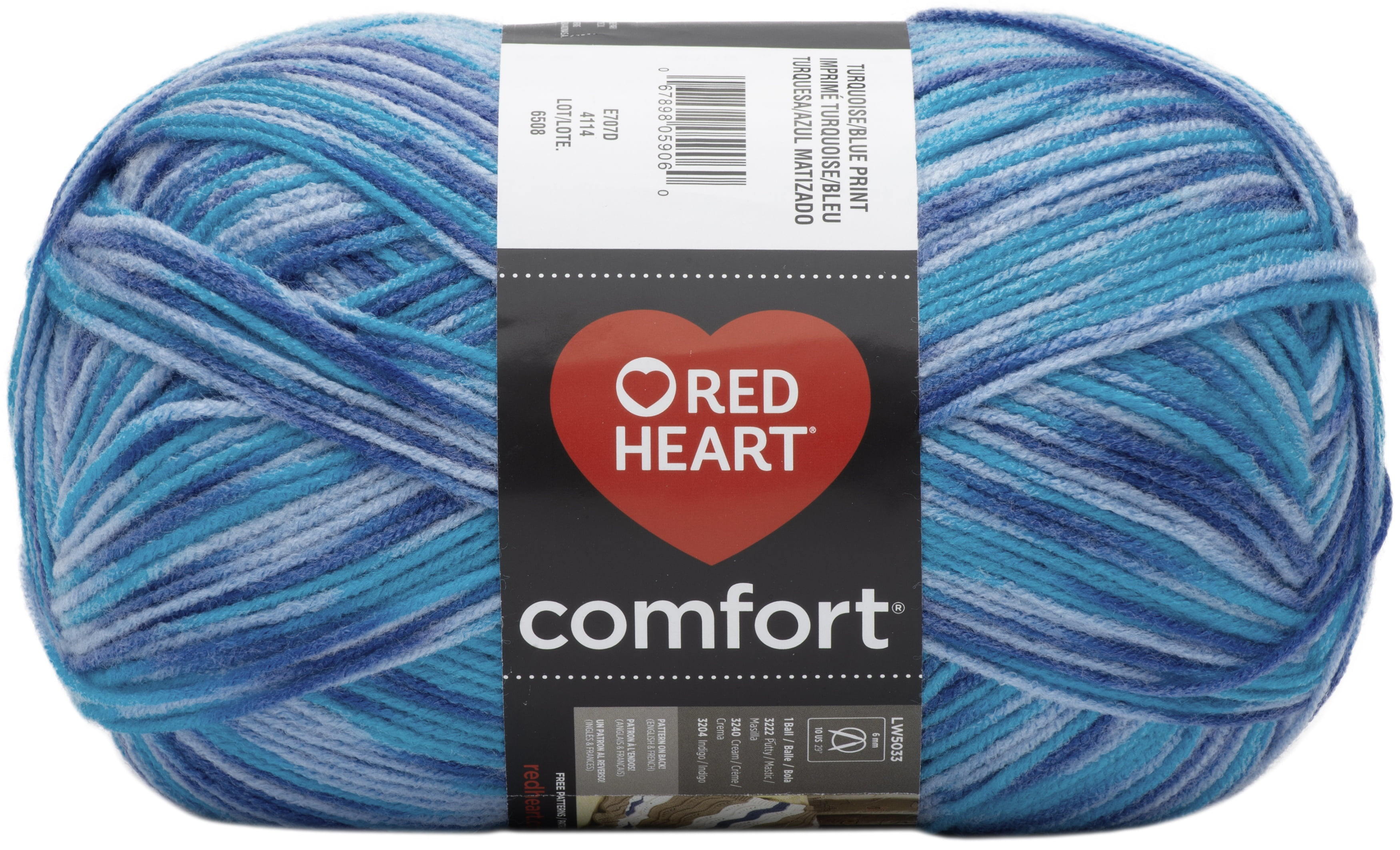 C&C Red Heart Comfort Yarn 12oz TurquoiseBluePrint
