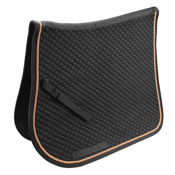 Dressage Saddle Pad with Gold Rope Derby Originals