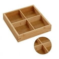 thumbnail image 5 of Smart Design Multi-Compartment Wood Serving Tray For Hot Pot Sushi Restaurants, Chip & Dip Sets, Elegant Appearance Natural Wooden Food Server With Polished Finish, 5 of 8