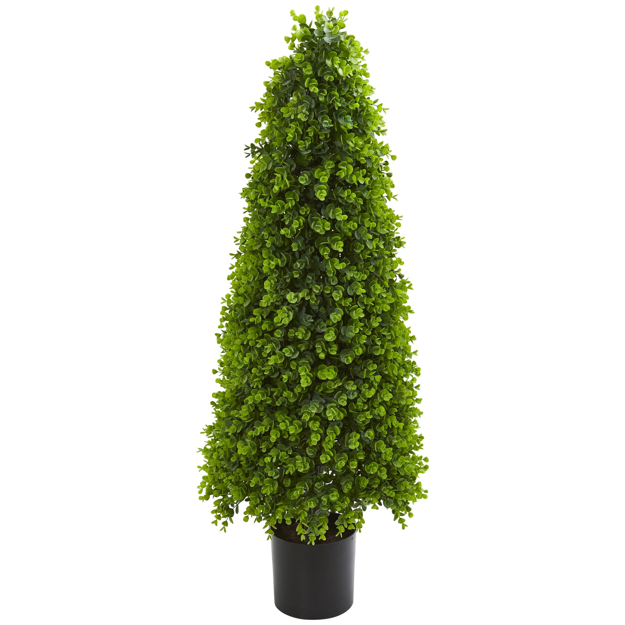 Nearly Natural 4Ft. Eucalyptus Topiary Artificial Tree (Indoor/Outdoor