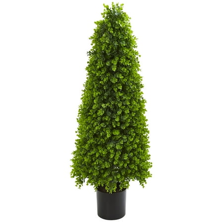 Nearly Natural 4' Eucalyptus Artificial Topiary (Indoor/Outdoor)