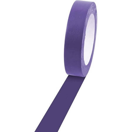 Champion Sports Floor Marking Vinyl Tape, Purple, 1" x 36yd