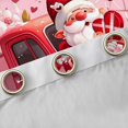 thumbnail image 4 of Homewish Kawaii Gnome Curtains Pack of 2 (42x84 Each),Romantic Valentine'S Day Curtains Blackout,Red Pink Loves Bedroom Curtains For Men Women,Microfiber Bedroom Decor, 4 of 6