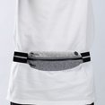 thumbnail image 4 of Cinturón para correr, riñonera para correr para mujeres y hombres, bolsa reflectante para corredor con manos libres, cinturón, bolsa de entrenamiento físico, riñonera de viaje deportiva ajustable sin, 4 of 5