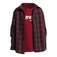 thumbnail image 5 of Wrangler Boys Long Sleeve Button-Up Shirt and Short Sleeve Graphic T-Shirt, 2-Pack, Sizes 4-18 & Husky, 5 of 5