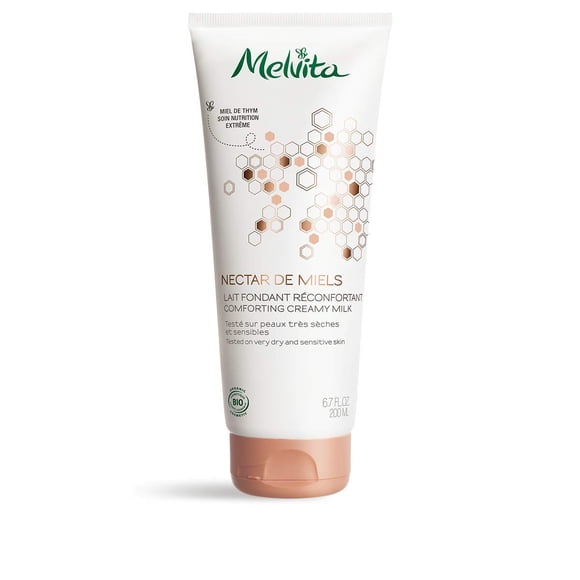 Leche cremosa reconfortante Melvita para el cuidado de la piel, 200 ml