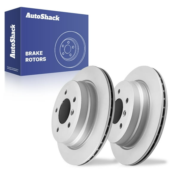 AutoShack Rear Brake Rotors | Replacement For 2006 BMW 325i 2006-2011 323i 2007-2015 328i 2.0L 2.5L 3.0L RWD | Coated | 2-PC Set | ArmorStop