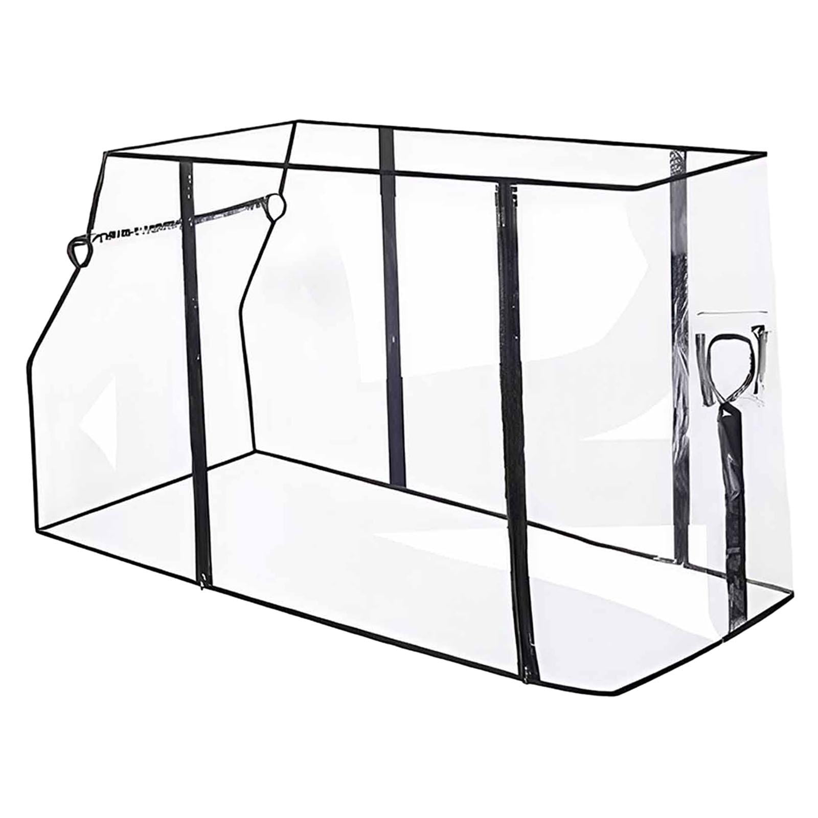 Aymzbd Wagon Rain Cover Clear Portable Attachment Lightweight Rain Canopy Foldable for Cart Accessories Stroller Shopping Picnic