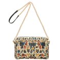 thumbnail image 2 of FORMRS Women Crossbody Purse with Chain Strap Vegan Leather Shoulder Handbag, Red Geometric, 2 of 7