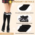 thumbnail image 2 of Youkk Easy To Match Tube Socks With Lovely Lace Ruffle Bow Widely Applied Cotton Socks, 2 of 6