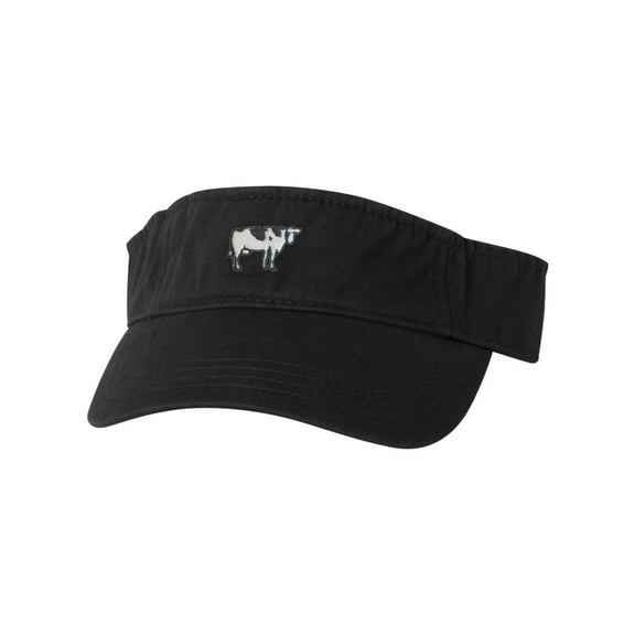 Adult Cow Embroidered Visor Dad Hat
