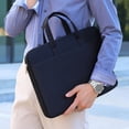 thumbnail image 5 of Hfnxid Men Durable Travel Laptop Bag Work Computer Cover Carrying Bag Briefcase Zippered Accessory Storage Handbags, 5 of 7
