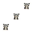 thumbnail image 2 of Bearachild Cerámica, y tamaños de maceta con forma de dibujos animados, maceta de animales duradera para interiores y exteriores, gato civeta Type1 NO1, 2 of 6