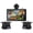 2 Cameras Kit, variant on Digital Wireless 7 Inch Touch Screen Monitor Split Screen with 1/2/4x Solar Backup Camera Magnetic Hitch For Caravan