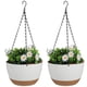 thumbnail image 1 of KAKOWELY Juego de 2 macetas colgantes para colgar en la pared, soporte para plantas de interior, 1 of 4