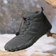 thumbnail image 3 of Botas Con Cordones Zapatos Nieve Al Tobillo Forro Piel Útil Mujeres Hombres para El Invierno, 3 of 9