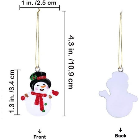 Christmas Countdown Advent Calendar Ornaments 24 Set Mini Resin Petite ...