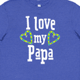 thumbnail image 4 of Inktastic I Love my Papa- hearts Youth T-Shirt, 4 of 5