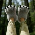 thumbnail image 5 of Cute Fuzzy Animal Paw Slippers Fluffy Animal Claw Slippers Soft Funny Monster House Shoes for Adults Women for Vacation Birthday, 5 of 5